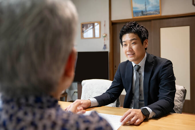 不動産相続の相談の様子